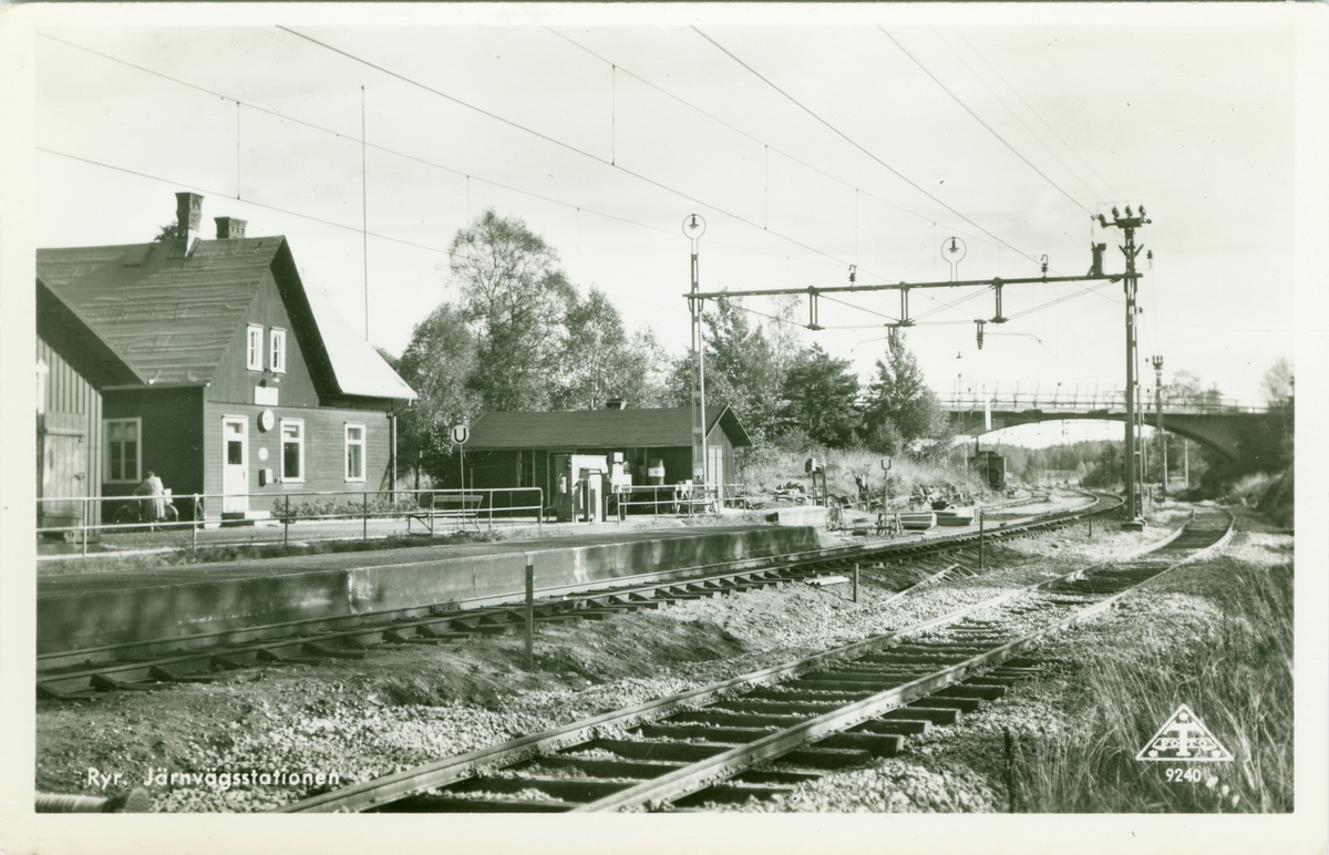 Väne-Ryr. Järnvägsstationen - Vänersborgs museum / DigitaltMuseum