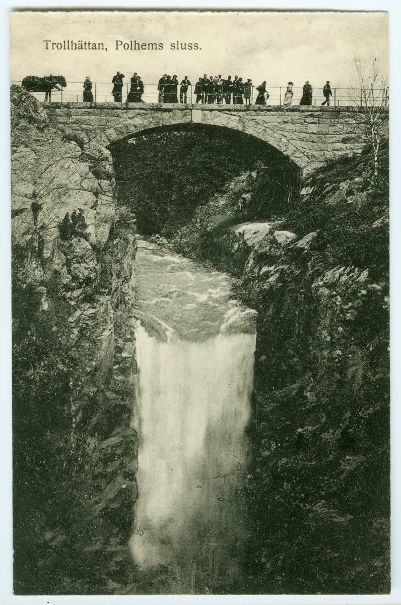Trollhättan. Polhems sluss - Vänersborgs museum / DigitaltMuseum