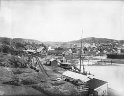 Prot: Lillesand - Panorama 29. Juli 1902