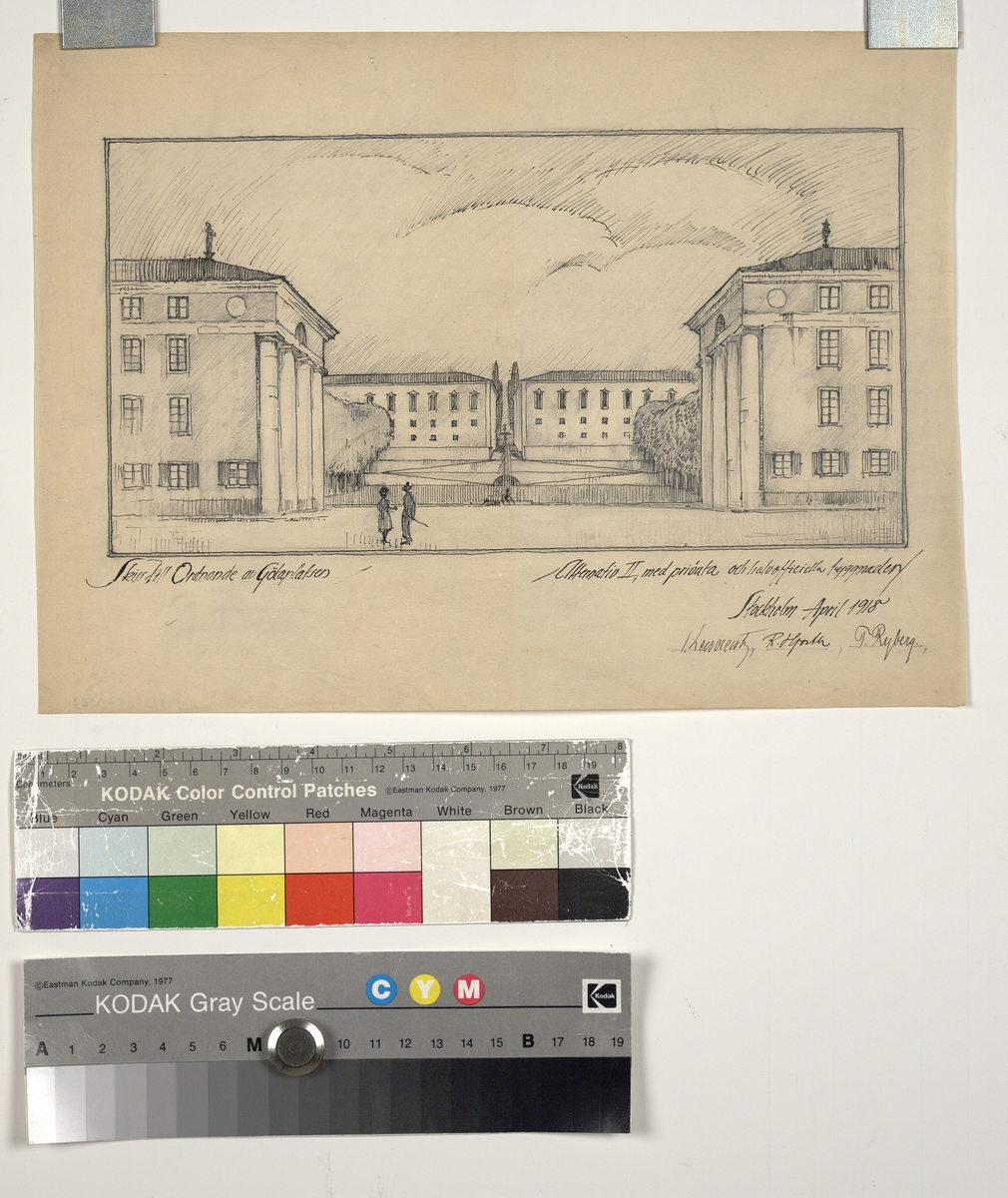 Ritning - ArkDes / DigitaltMuseum