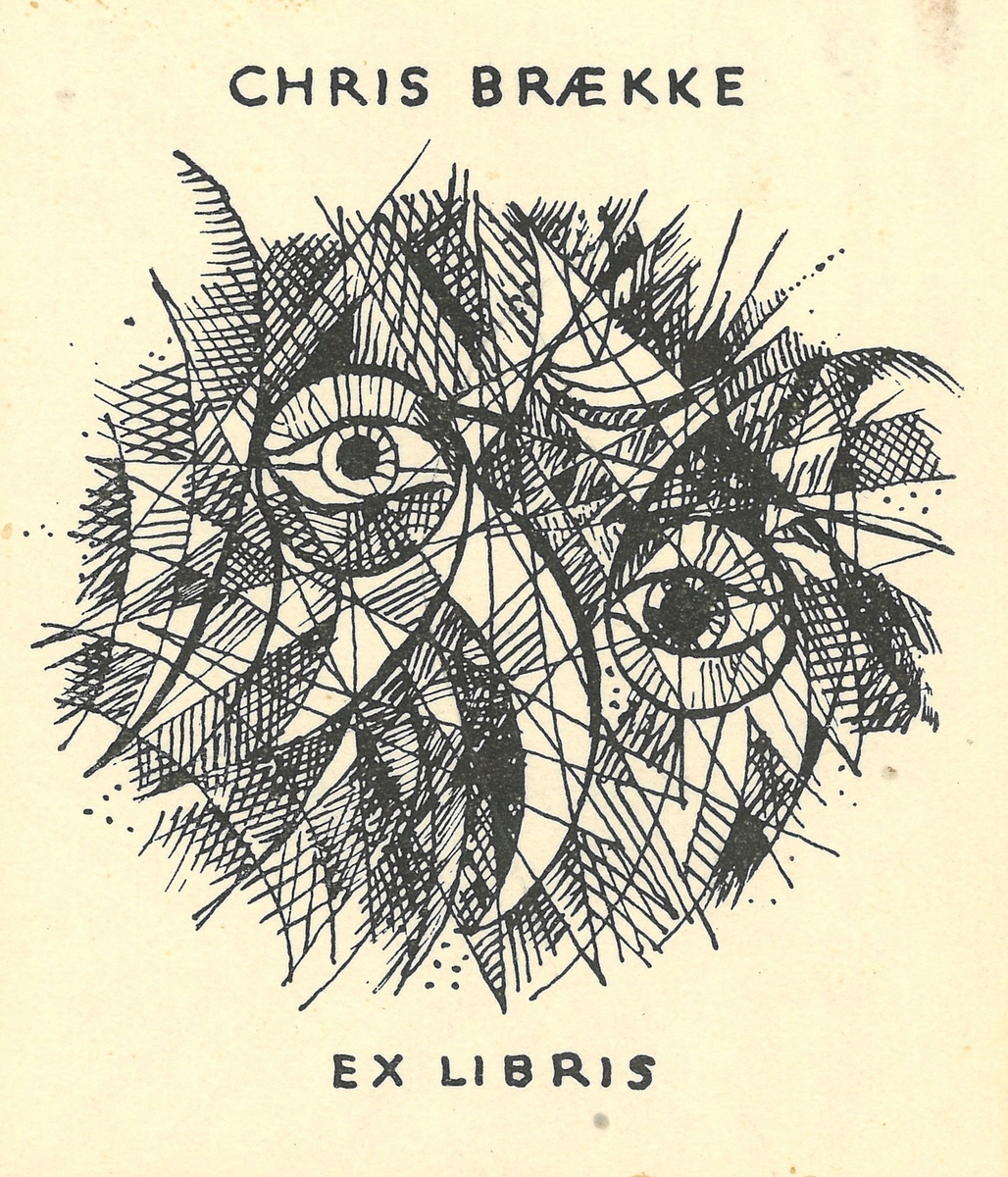 Ex libris for Chris Brække