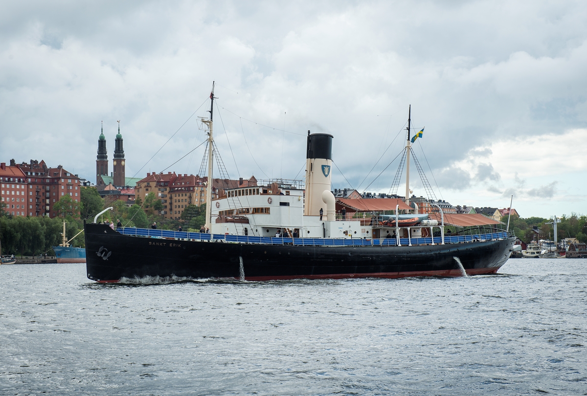  Ångtrafiken 200 år. Tur till Drottningholm ombord på M22 2018.