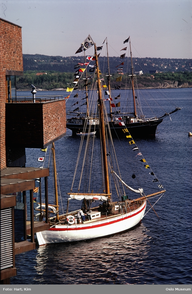 Norsk Sjøfartsmuseum, fjord, Colin Archer redningsskøyte, skonnert Svanen