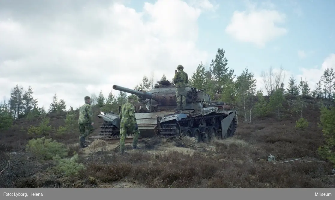 3. kompaniets pansarvärnsrobotskjutning. Stridsvagn Centurion målet för pvrobotskjutningen. Premiär för Ing 2 när det gäller denna typ av skjutning.