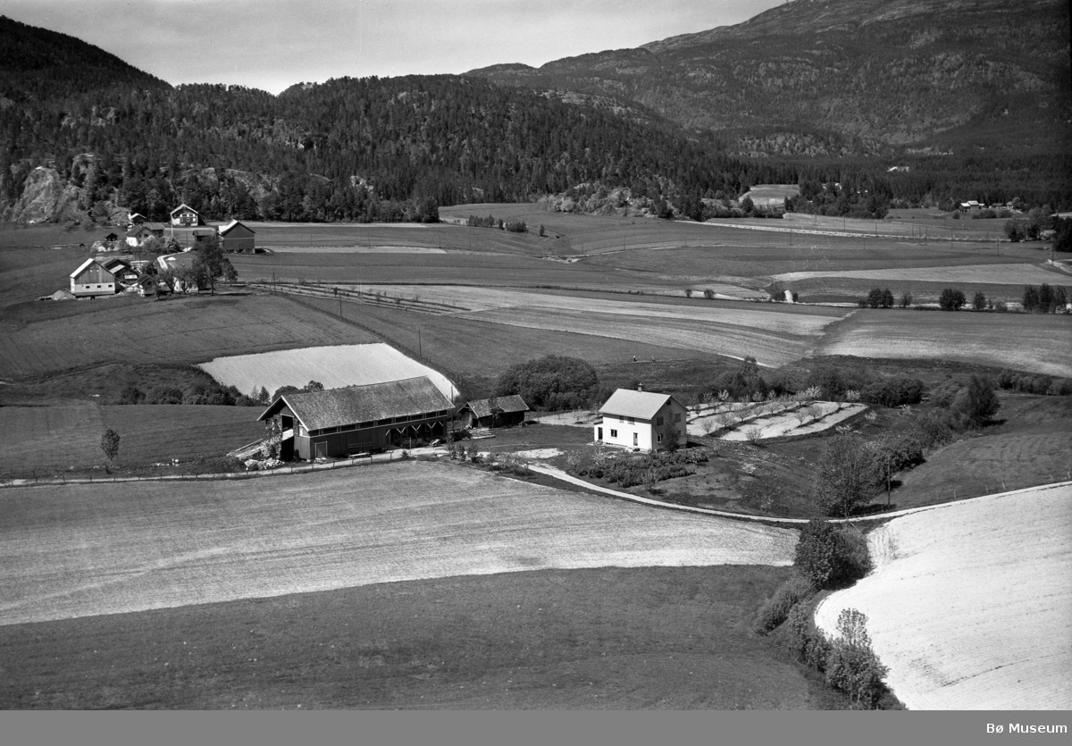 Flyfoto av Sønstigard Grave 13. juni 1958.