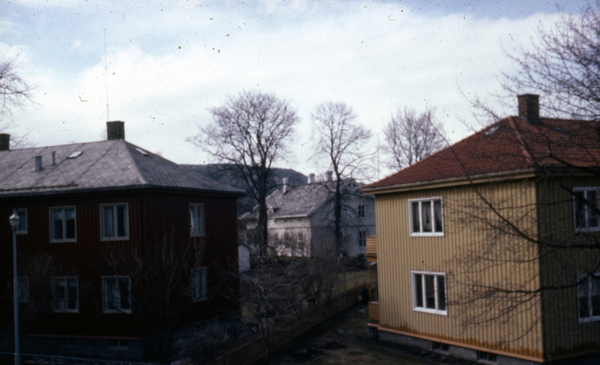 Utsikt fra Ragnhilds gate 1A med Klosterdalen i bakgrunnen
