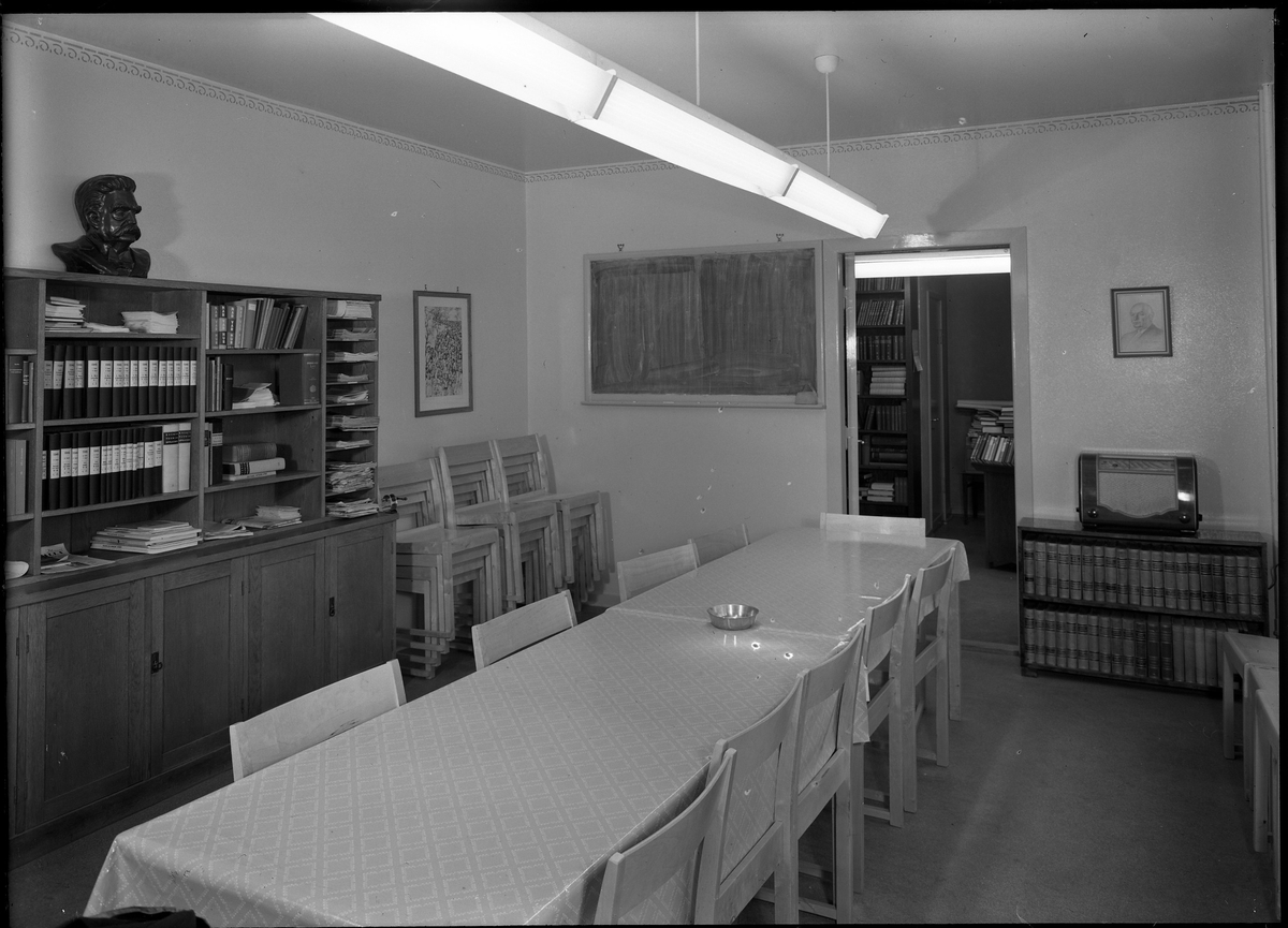 ABFs bibliotek, Folkets hus. 15 jan 1950