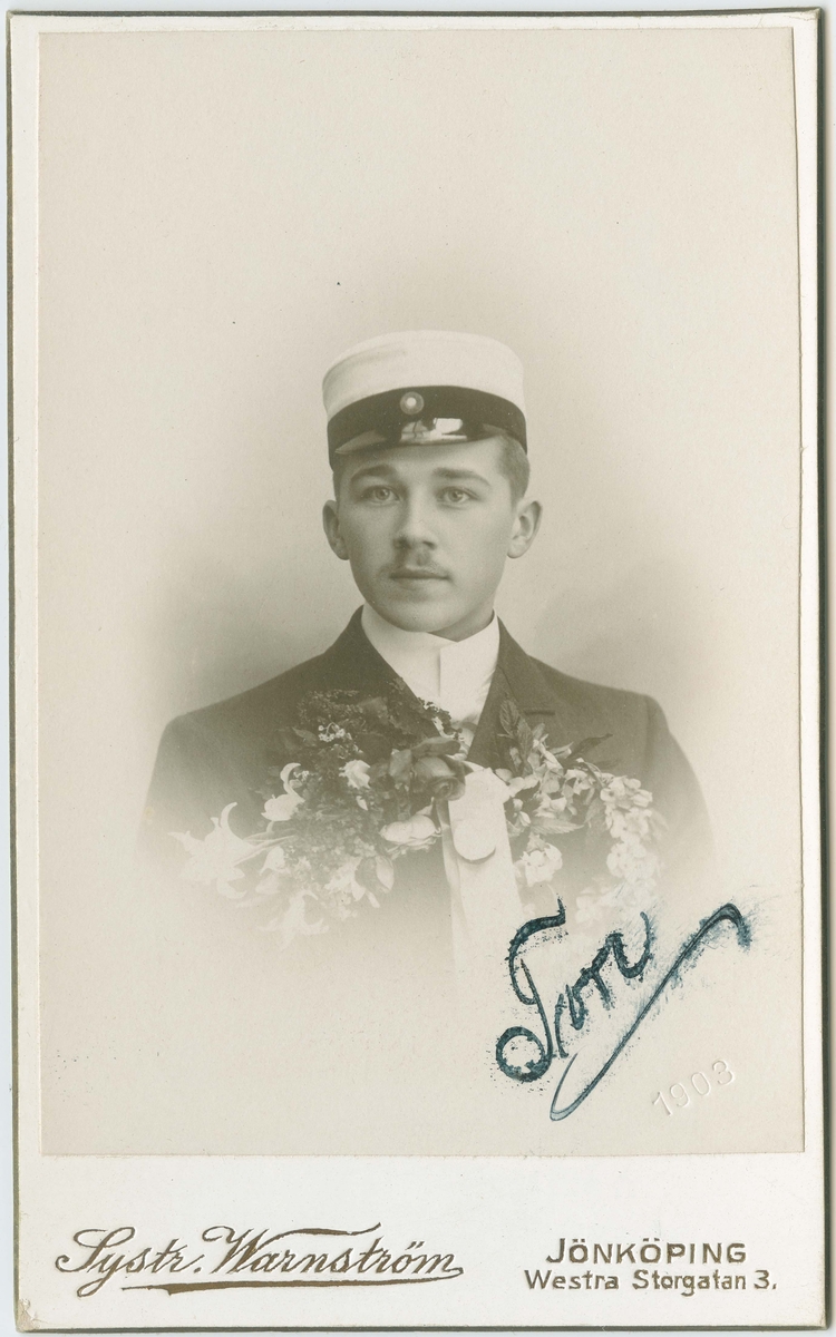 Porträtt på Tore Bruno. År 1903.