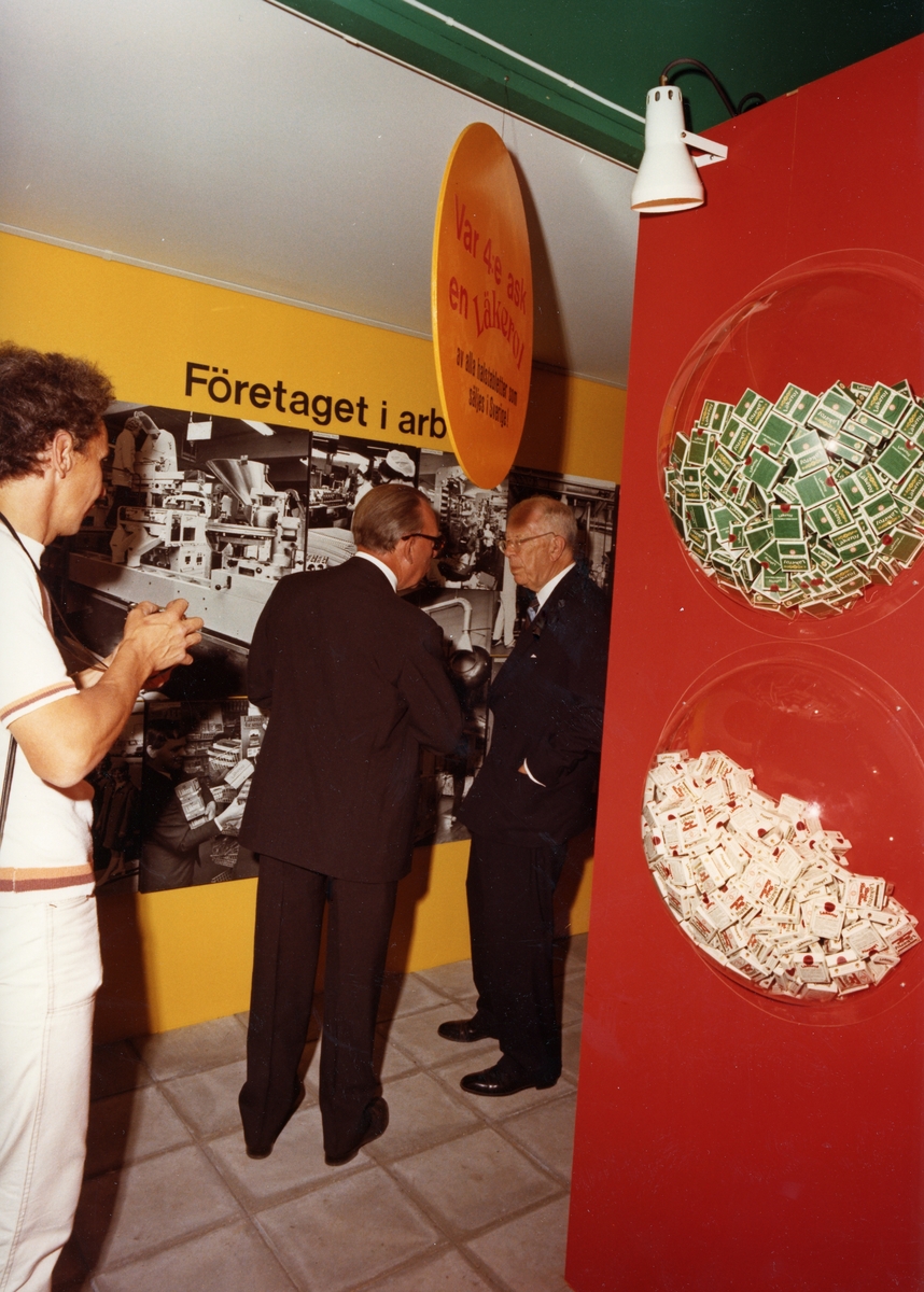 H.M konungen Gustav VI Adolf besöker Gävle Expo 1972.