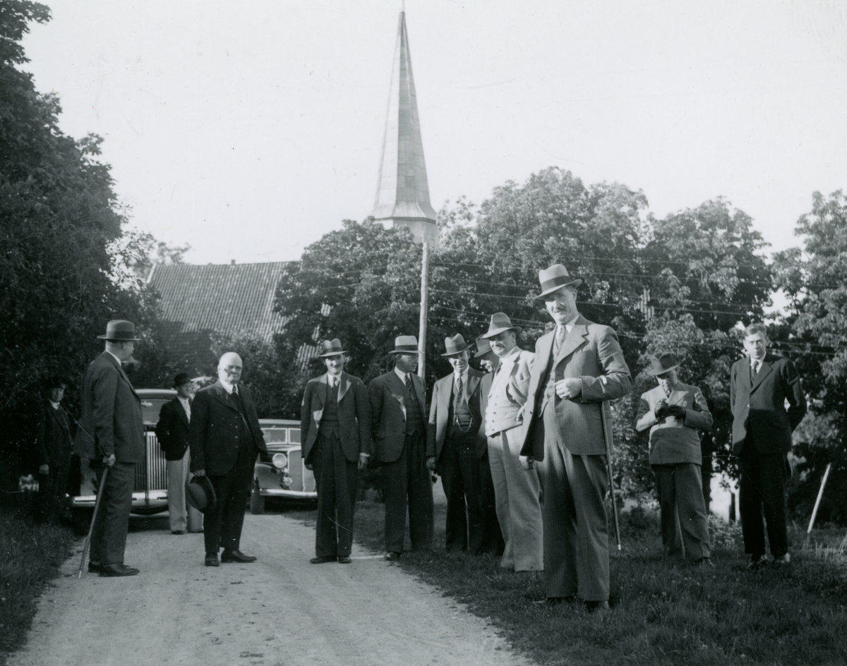 Kornrådet ved Skjeberg kirke 27.8.1936