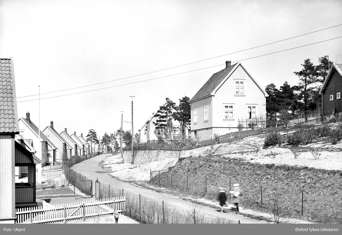 Opsund i Sarpsborg,  "Havebyen." 1925.