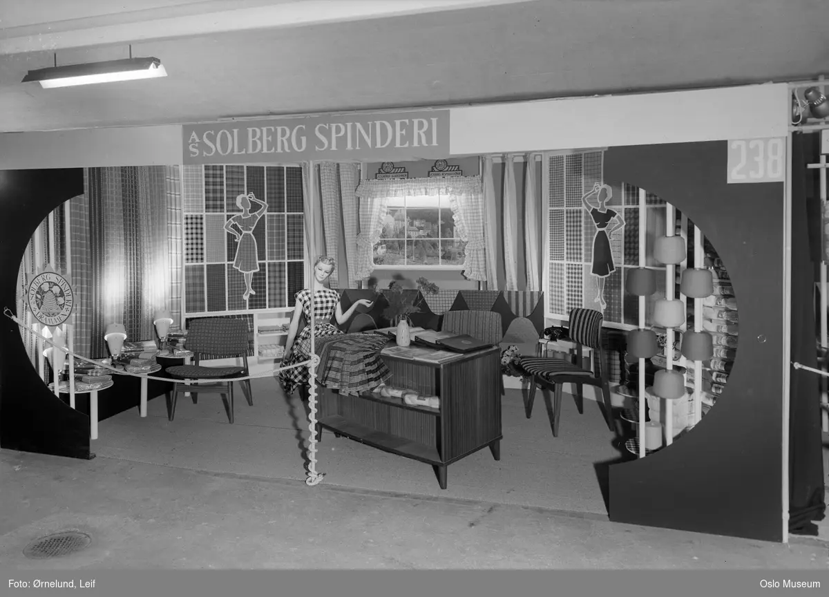 Tekstilmessen, interiør, utstilling, stand, Solberg Spinderi