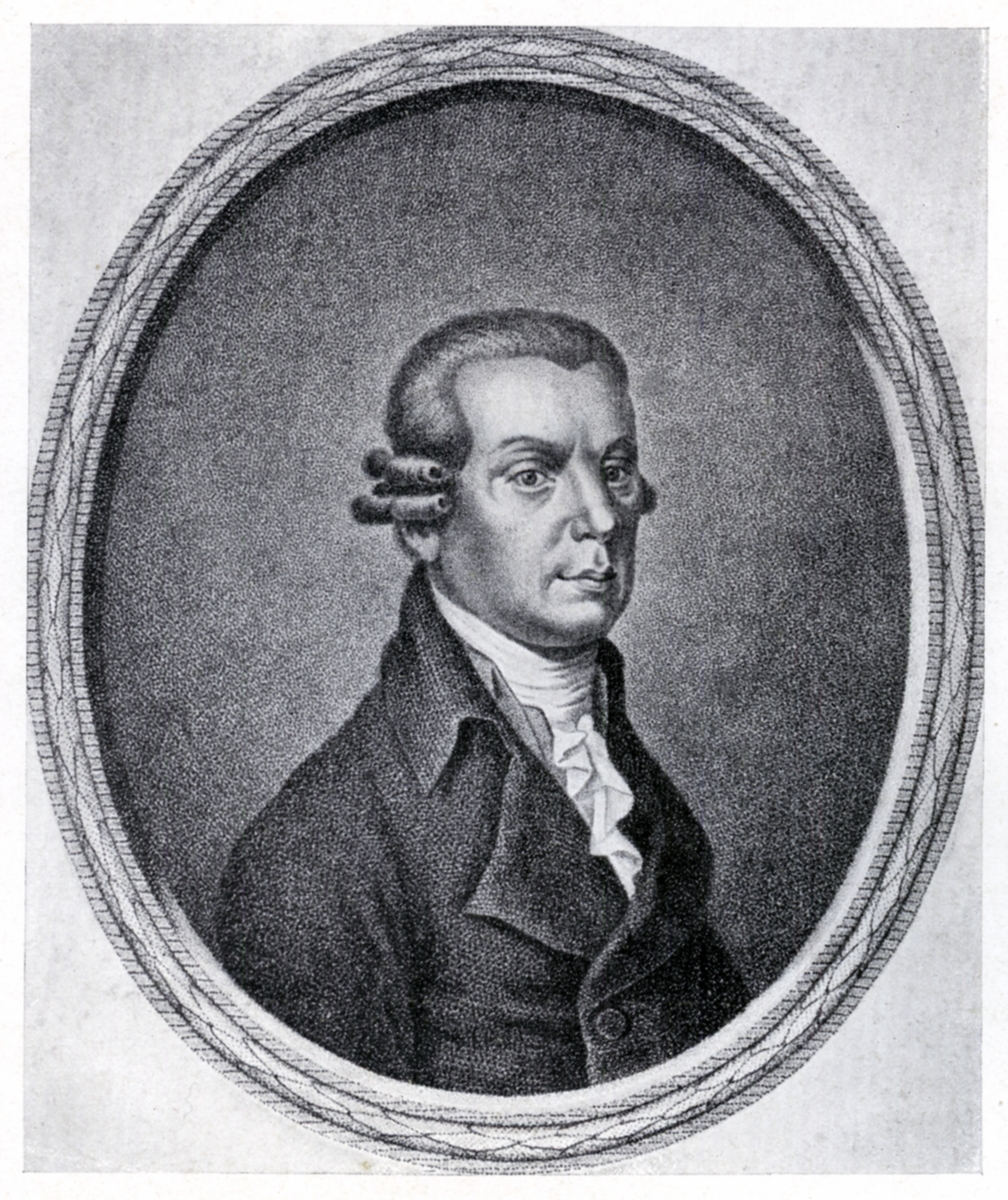 Tegnet portrett av Johann Georg Albrechtsberger.
