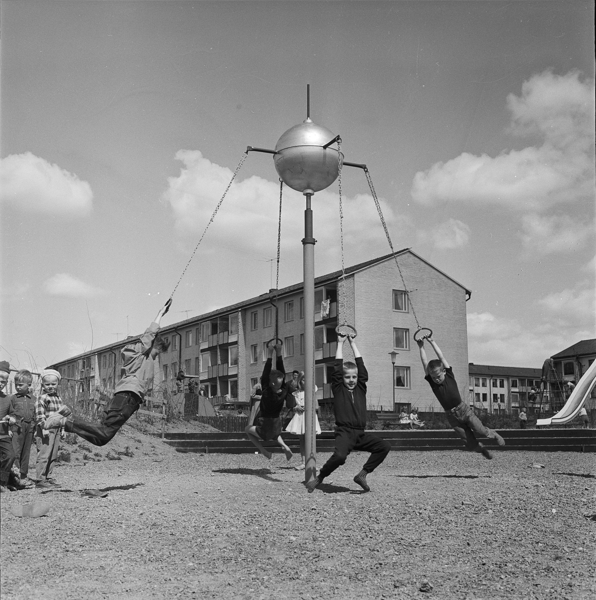 Källparkens lekplats, Uppsala 1958