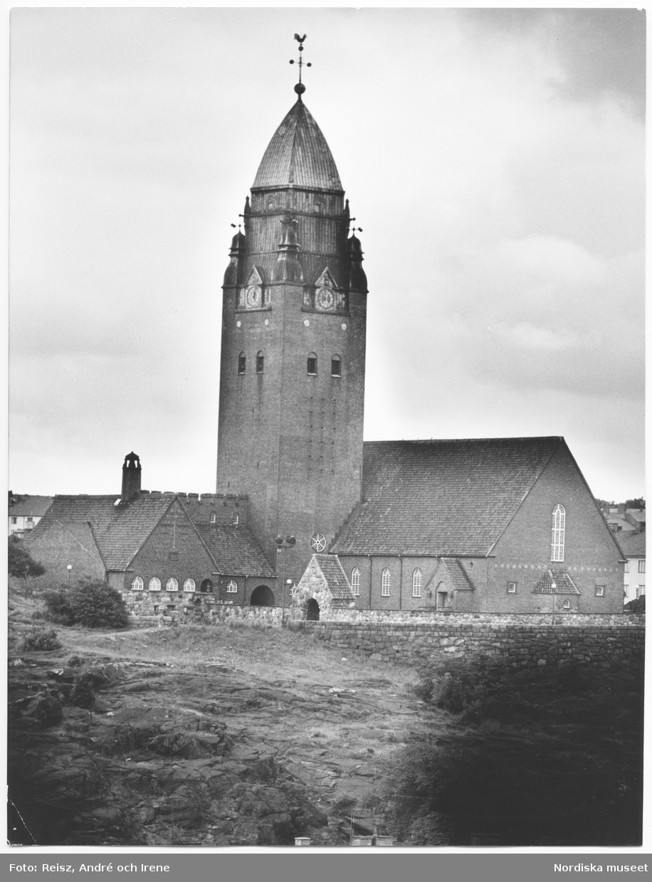 Göteborg. Matshuggskyrka uppförd 1910-1912 efter ritningar av Sigfrid Ericson, ett av nationalromantikens främsta verk.