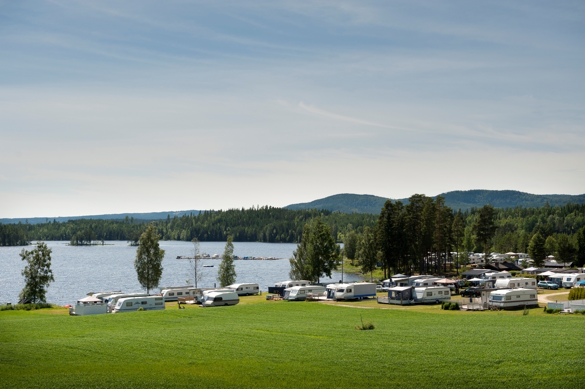 Dragonmoen Camping, Kongsvinger Kommune, Norge. Denna bild släpps till försäljning den 1 oktober 2011.