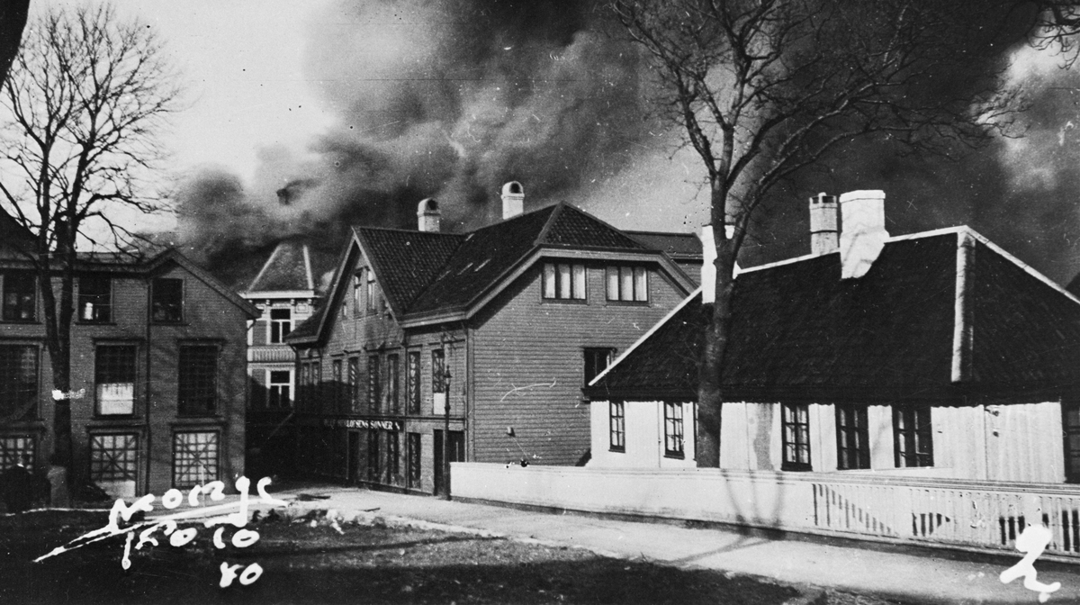 Ødeleggelser etter bombing av Kristiansund (kopi)