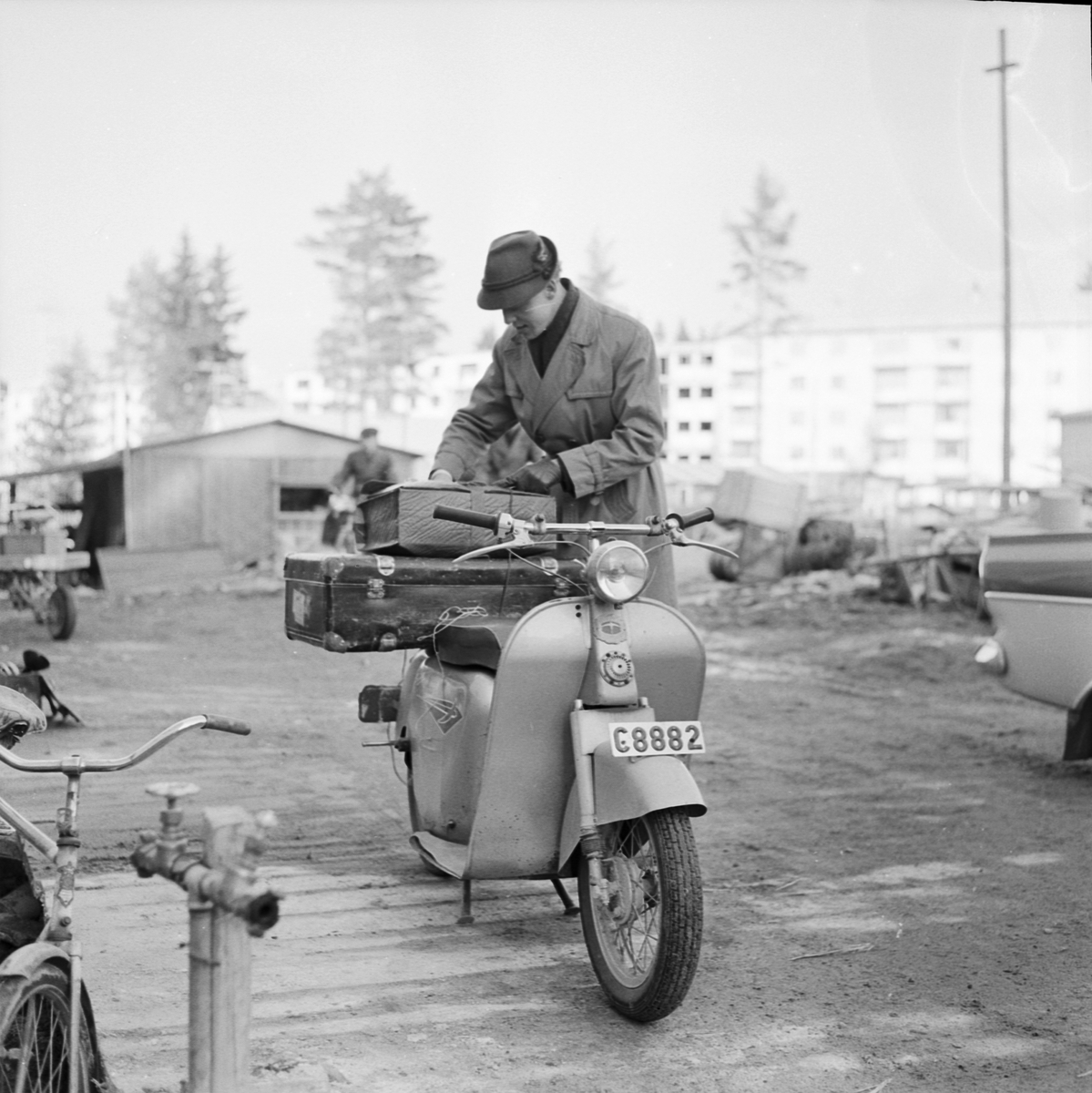Studentfamiljerna är i dåligt läge när det gäller bostadsfrågan, Uppsala 1959