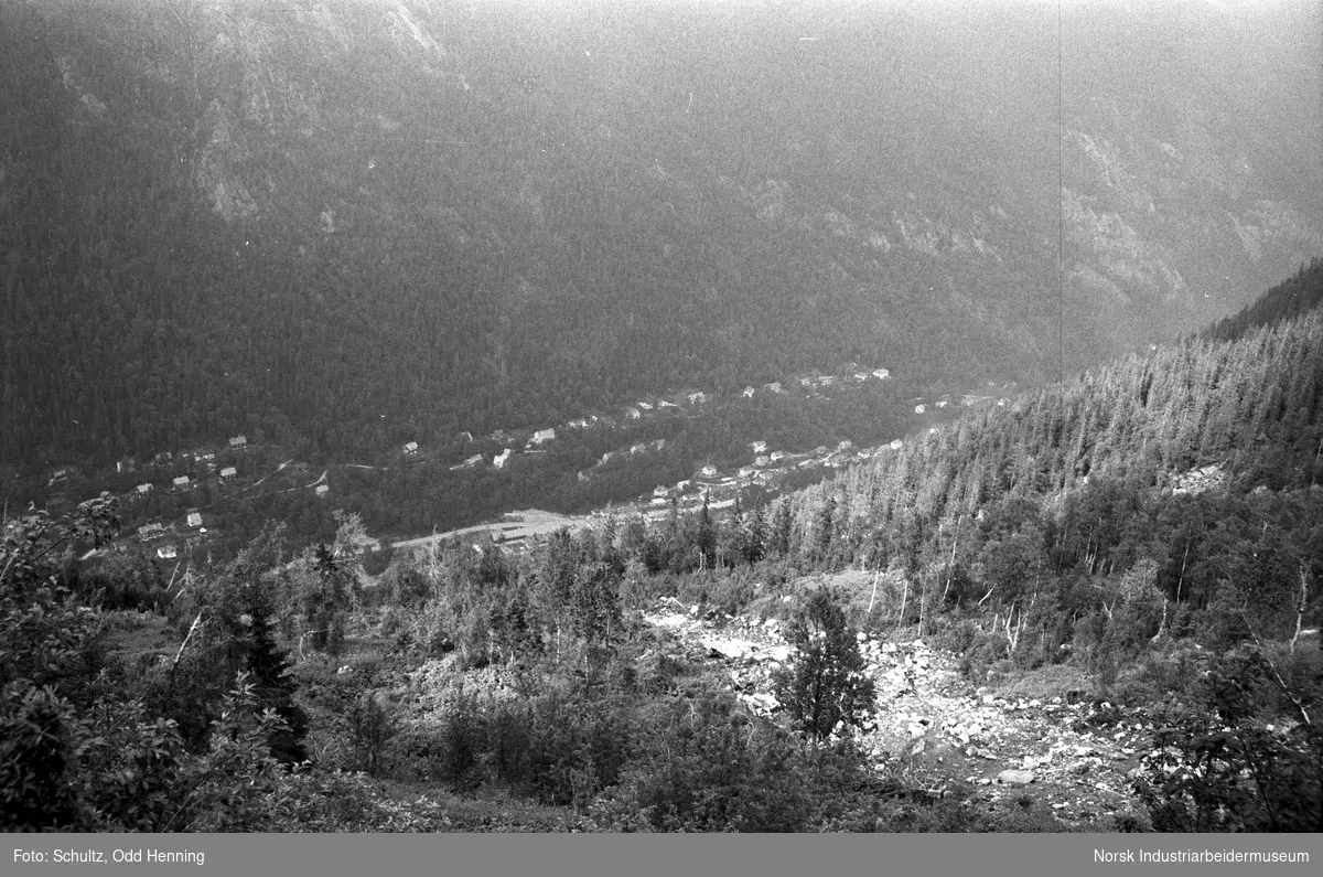 Utsikt mot Rjukan.
