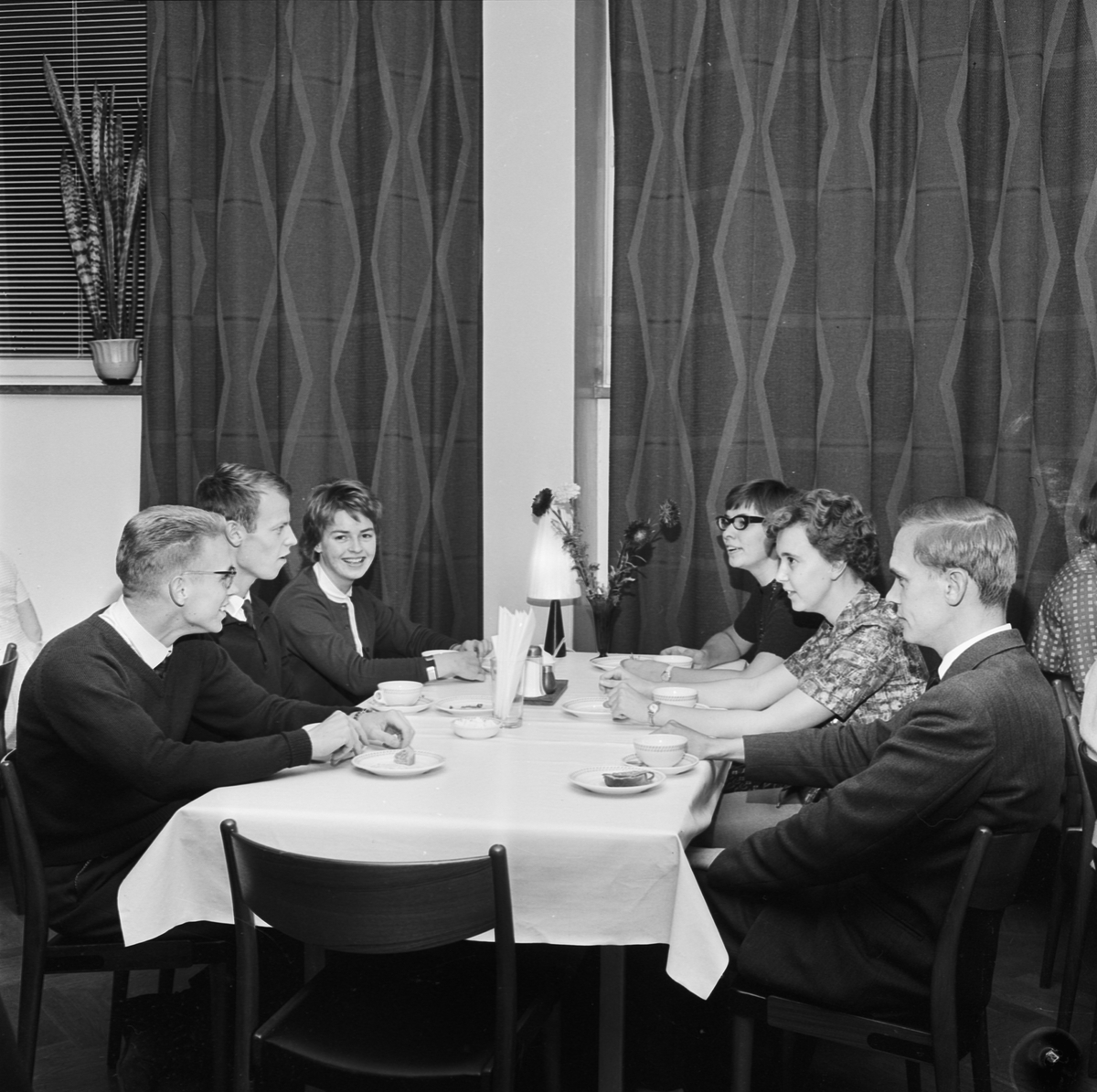 Waldenströmska studenthemmet, unga vuxna, Uppsala 1961
