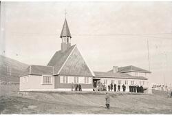 Innvielse av Svalbard kirke 24.8.1958.