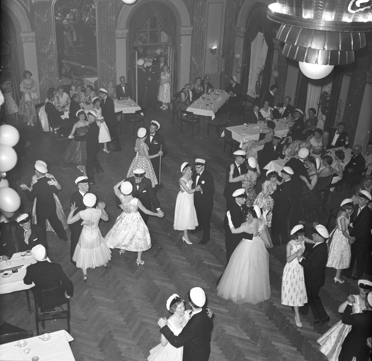 Studentbal 1958, Spegelsalen i Stadshuset Länsmuseet