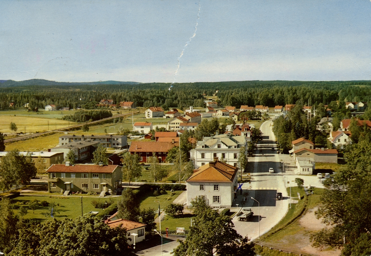 Vy över Alfta - Länsmuseet Gävleborg / DigitaltMuseum