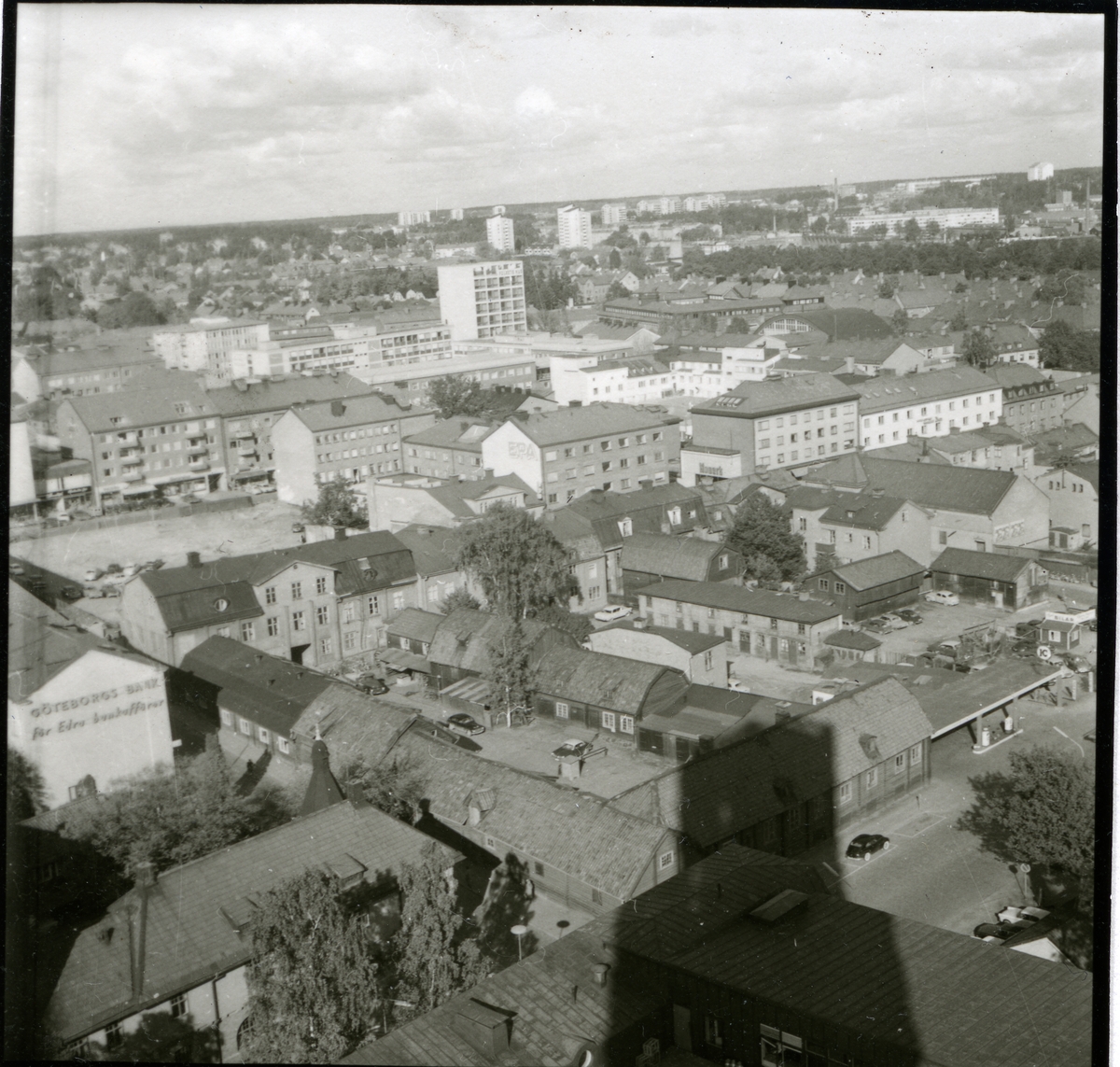 Västerås.
Utsikt från Stadshustornet mot nordost, c:a 1959-1960.
