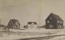 Postkort, Løten, Ådalsbruk stasjon, bolighus, eindommen Solb