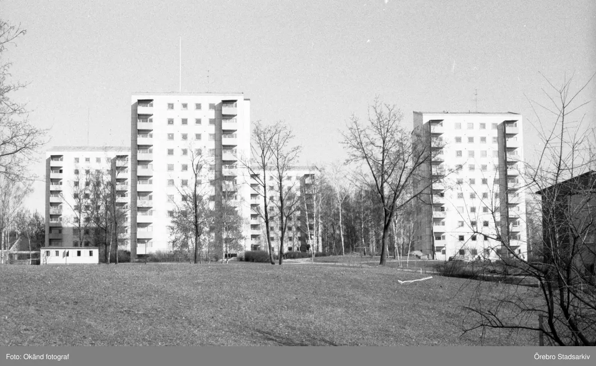 Höghus på Majorsgatan, 1974 - Örebro Stadsarkiv / DigitaltMuseum
