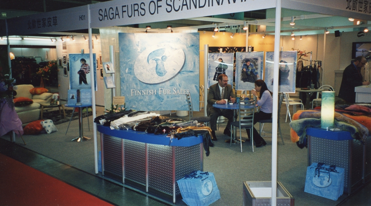 Saga Furs Int. pelsmesse i Hong Kong.