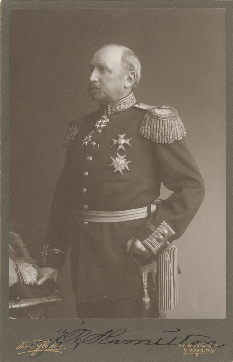 Porträtt av generalmajor John Hamilton.