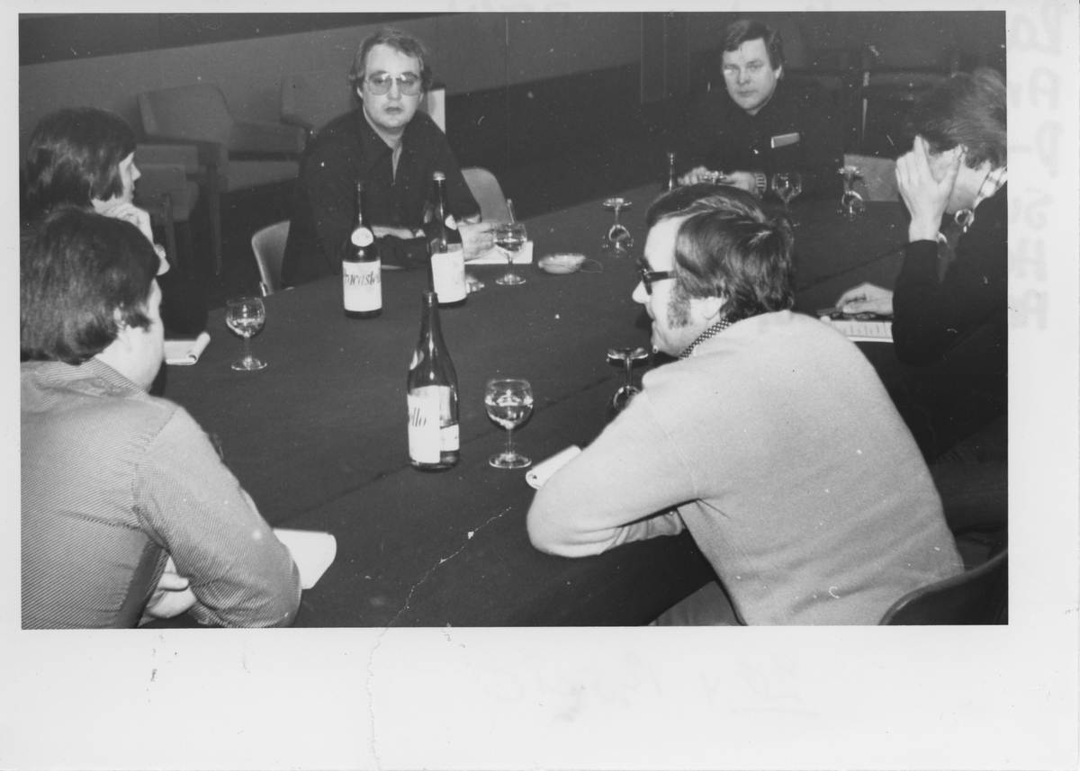 Raoul Sevefjord, Anders Johansson, P-G Johansson, Sune Söder. Hans Karlsson, Arne Lagerlöf juli 1978.