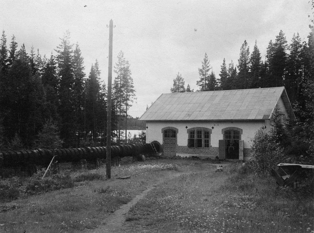 Högfors bruk, 1920. Kraftstationen.