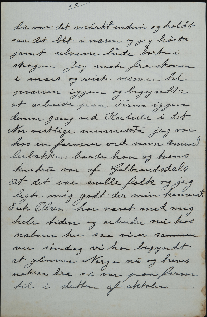 Anton K. Bråtens reisedagbok, eller beretning, om utvandring og opphold i USA 1907-11.