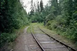 Klevfossporets mellom Ådalsbruk stasjon og Klevfoss