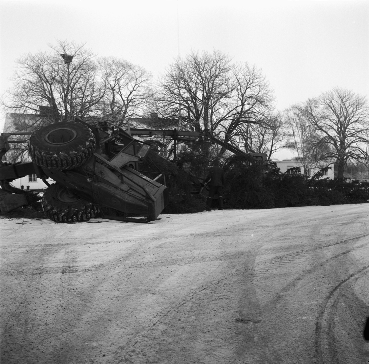 Maskinuppbåd i Söderfors, Uppland 1968