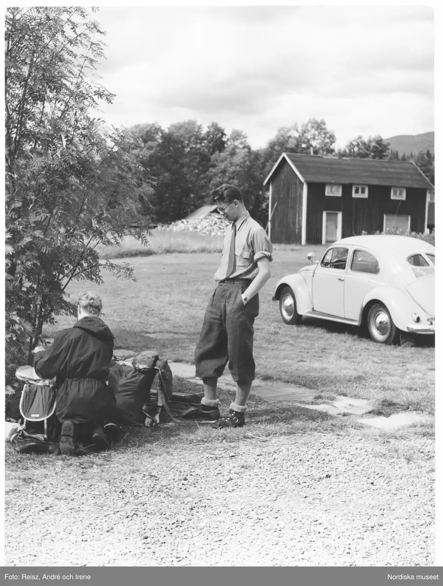Friluftsliv i Jämtland. Nordiska museet / DigitaltMuseum