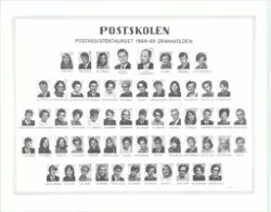 gruppebilde, postskolen 1968 - 1969, Granavolden