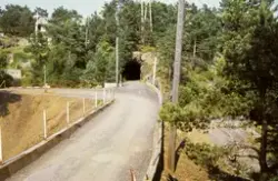 Tidligere jernbanetunnel ved Stordø Kisgruber på Stord, her 