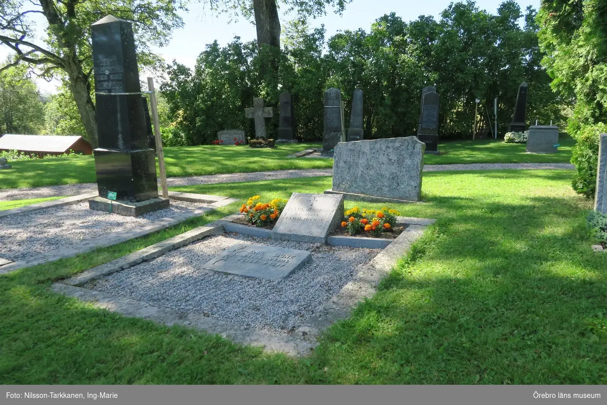 Kils kyrkogård Inventering av kulturhistoriskt värdefulla gravvårdar 2015, Kvarter 1.