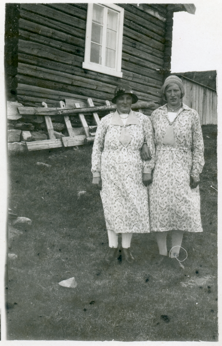Søstre
Birgit og Ingeborg Renslebråten på Myking.
