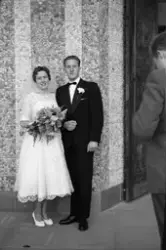 «Torbjørg og Rolf sitt bryllup 22.10.1960».