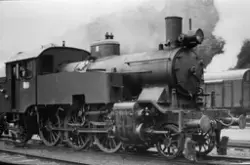 Damplokomotiv type 32a 289 på Bergen stasjon