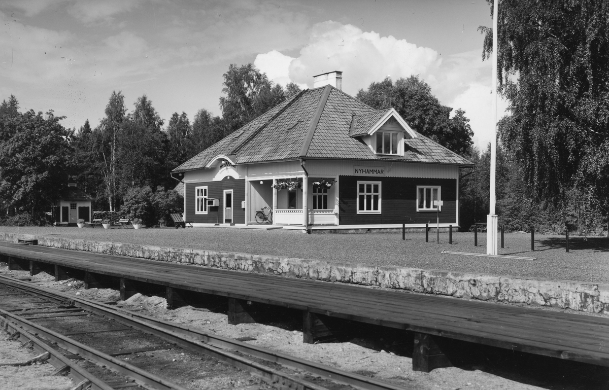 Järnvägsstationen, Nyhammar.