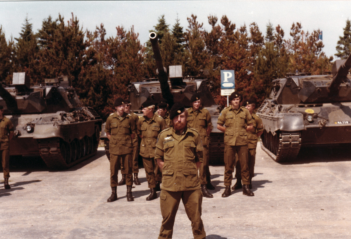 Leopard 1. Besök vid Prinsens Livregiment i Skive, Danmark i maj 1985.