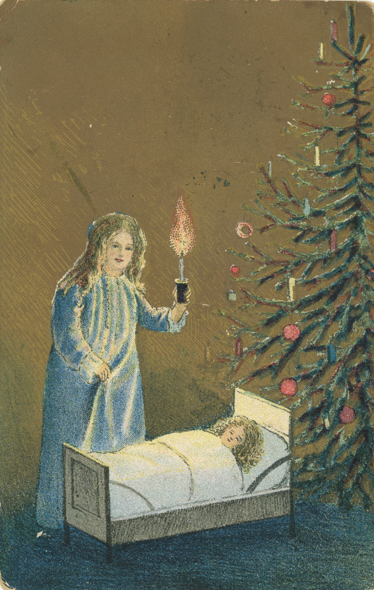 Postkort med julemotiv.