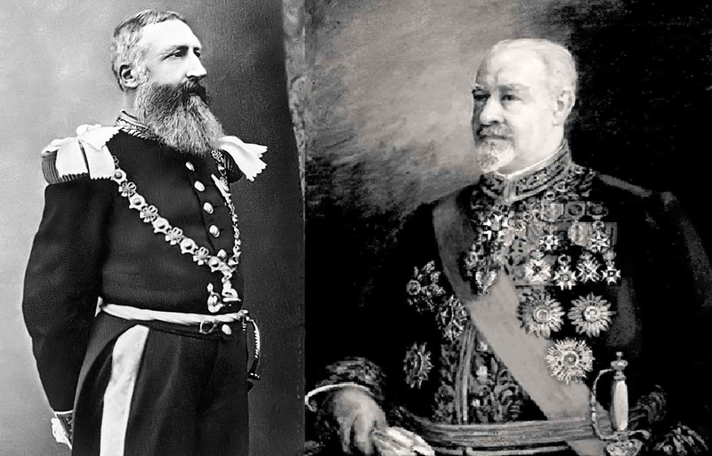 Kong Leopold og Christian Thams