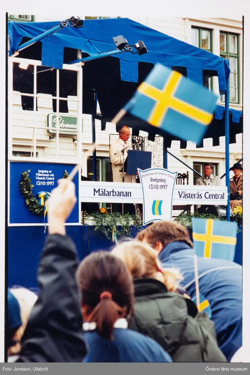 Mälarbanans invigning 13/10 1997.
