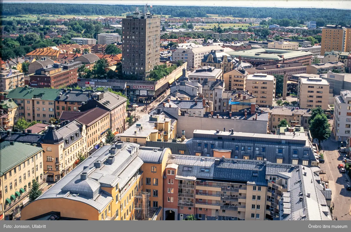 Flygbild över Örebro